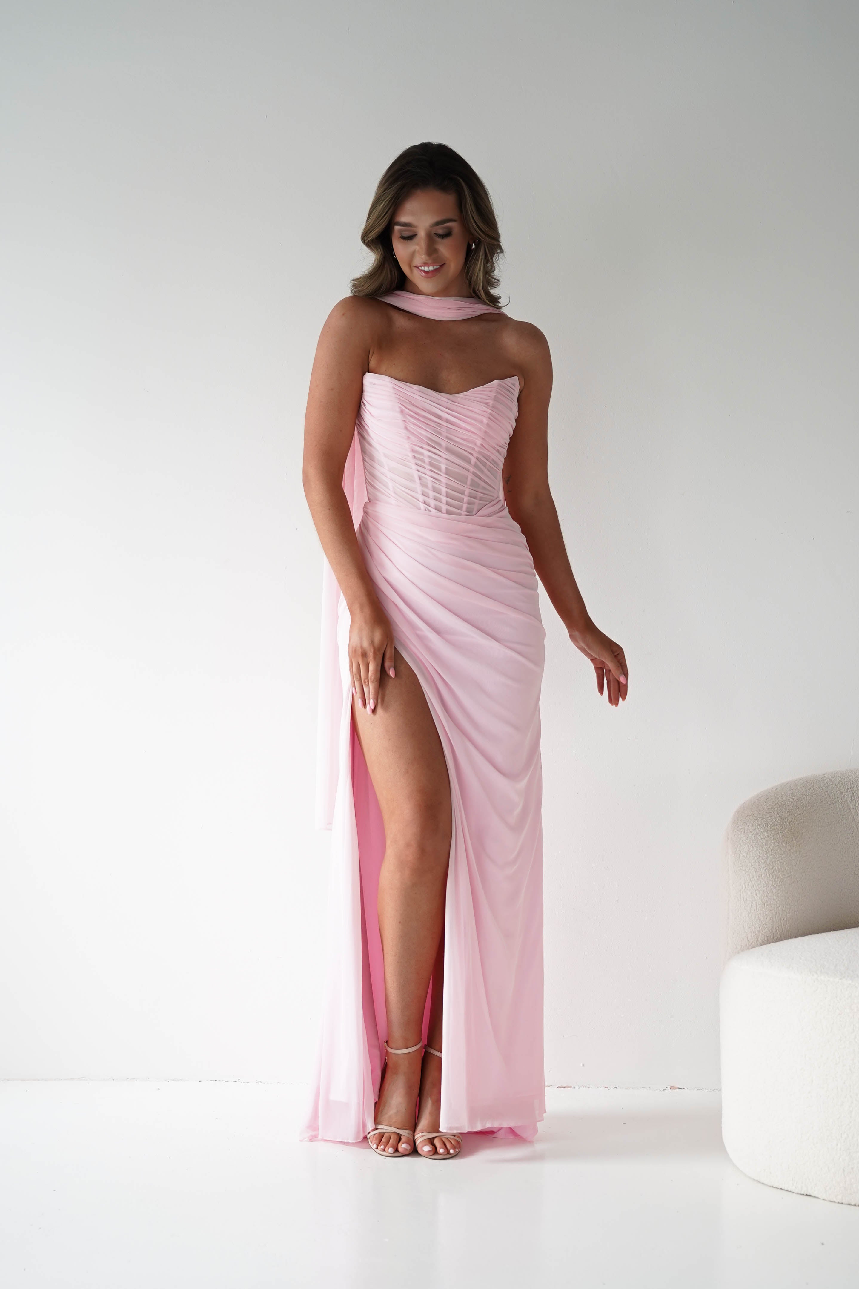Oh Hello Clothing Women > Clothing > Dresses 1*DONE-CD383- PINK GOWN