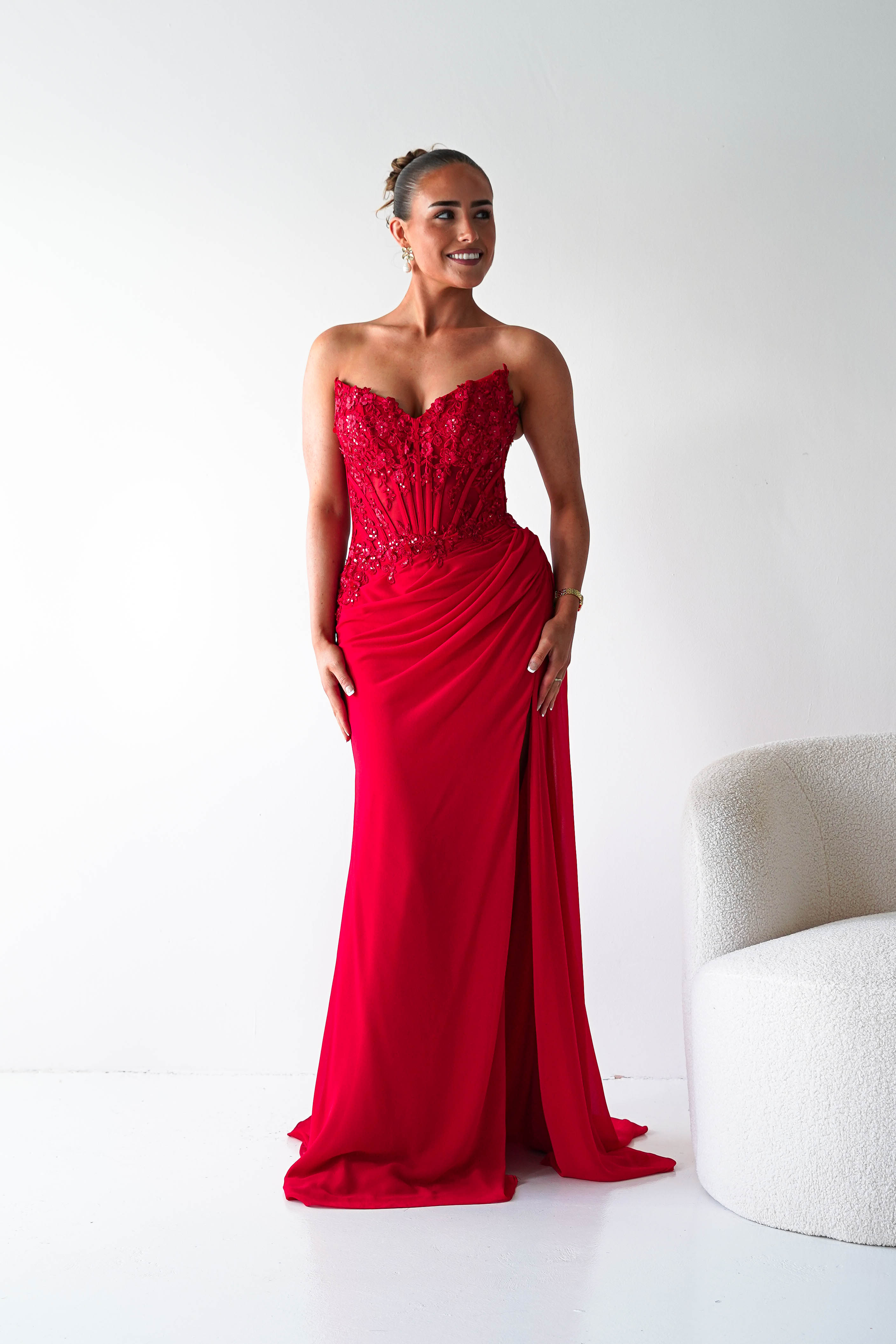 Oh Hello Clothing Women > Clothing > Dresses 1*DONE - Cinderalla-CD397-RED GOWN (Copy) (Copy)