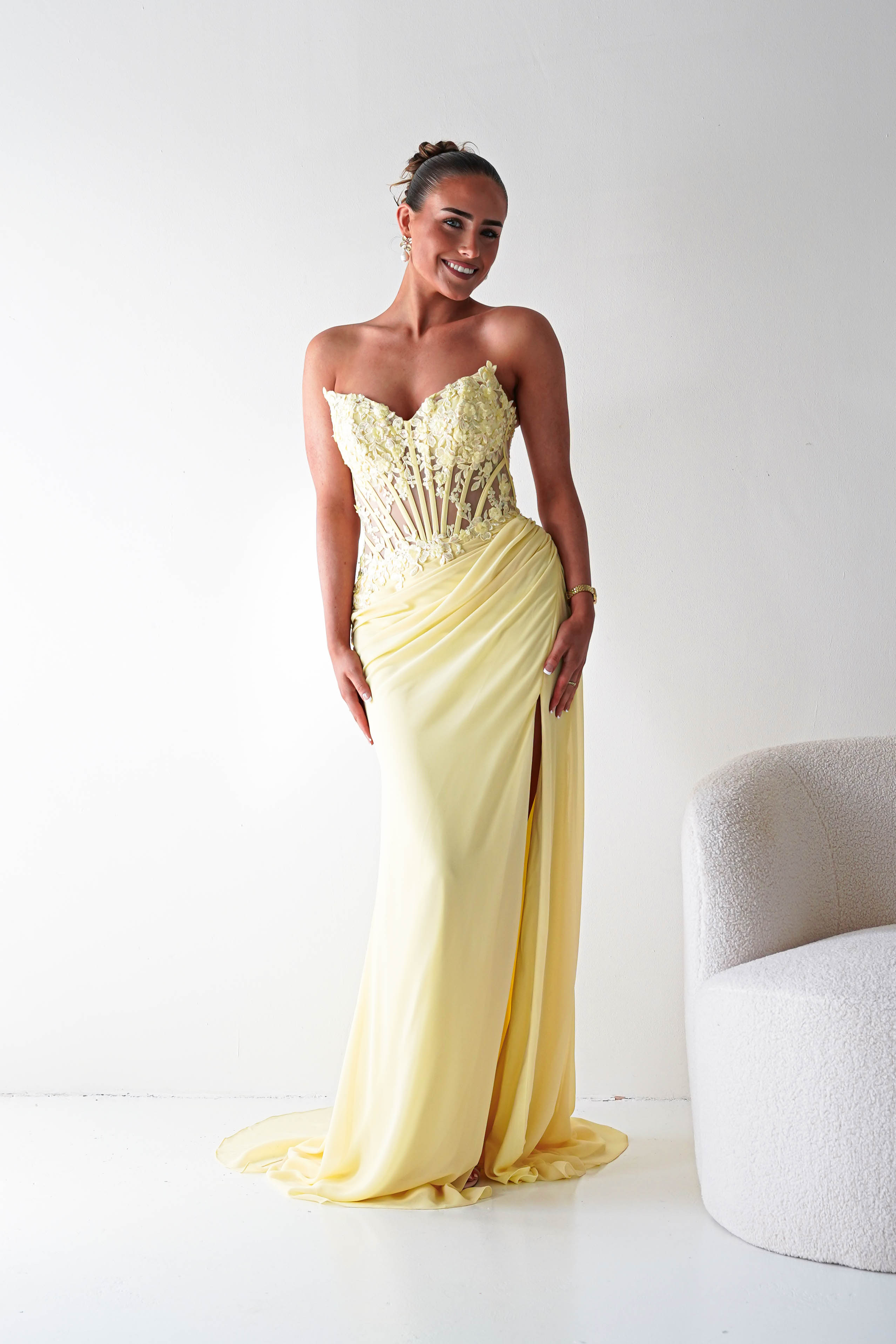 Oh Hello Clothing Women > Clothing > Dresses 1*DONE - Cinderalla-CD397-YELLOW GOWN (Copy)