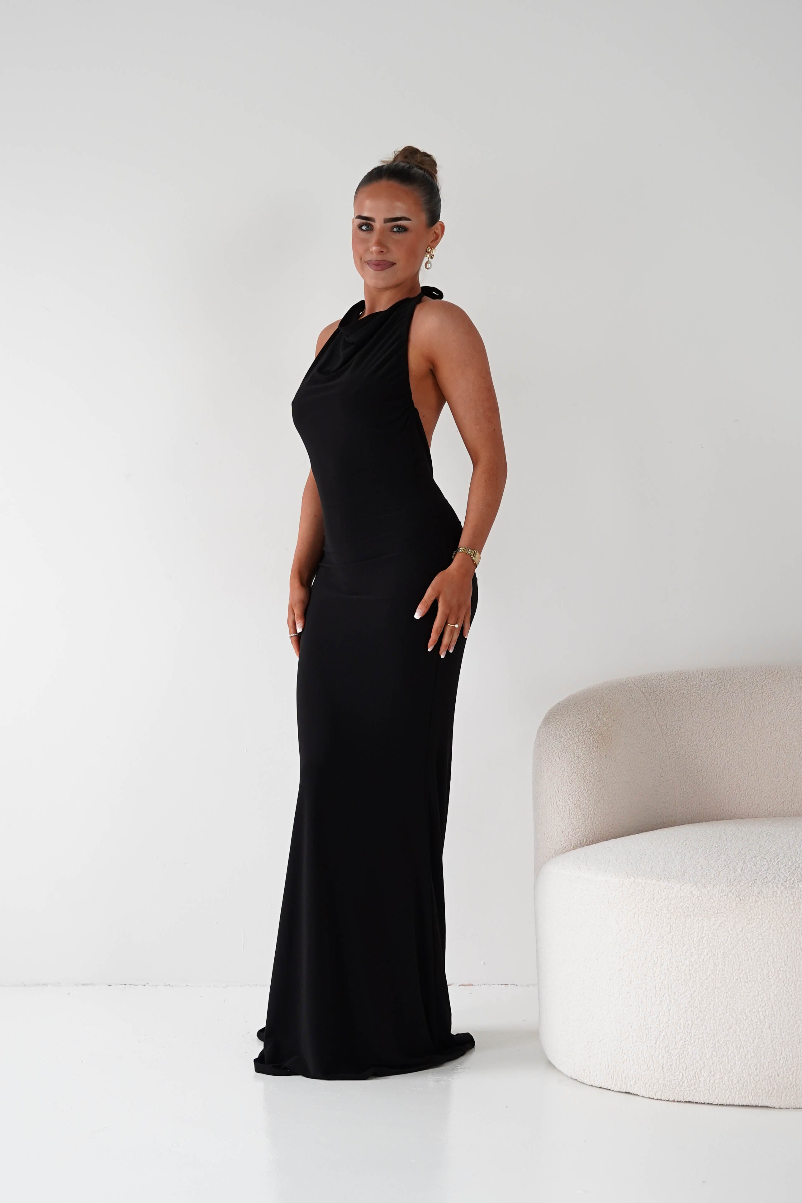 Oh Hello Clothing Women > Clothing > Dresses 1* DONE --CINDERALLA-T506-BLACK MAXI DRESS (Copy)