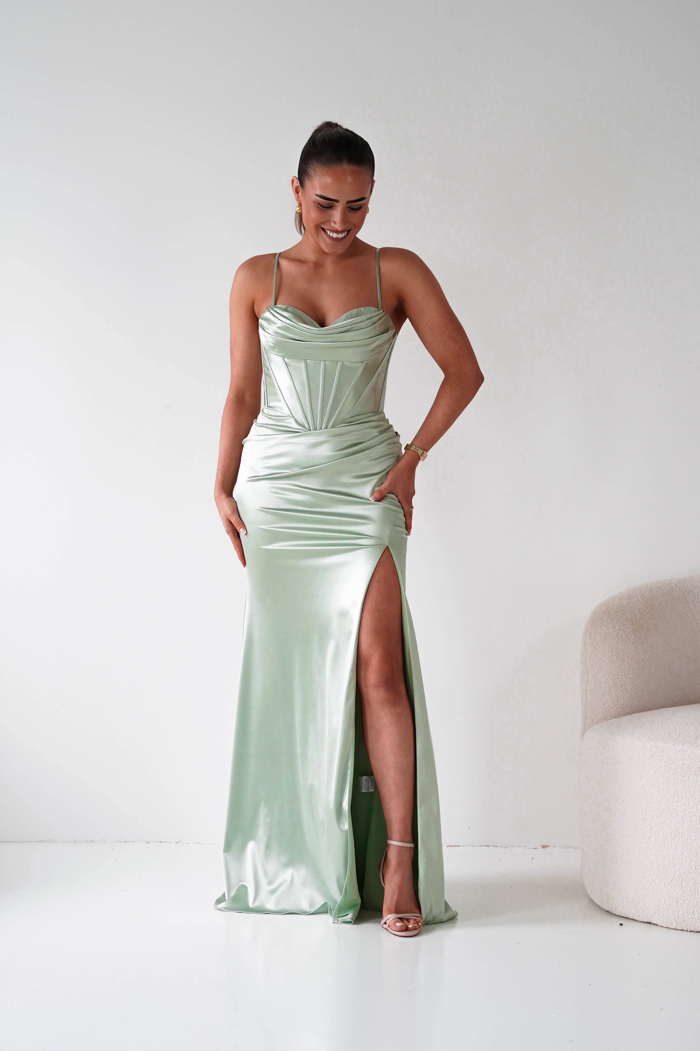 Oh Hello Clothing Women > Clothing > Dresses 1*DONE - Cinderalla-t815- New colour Sage