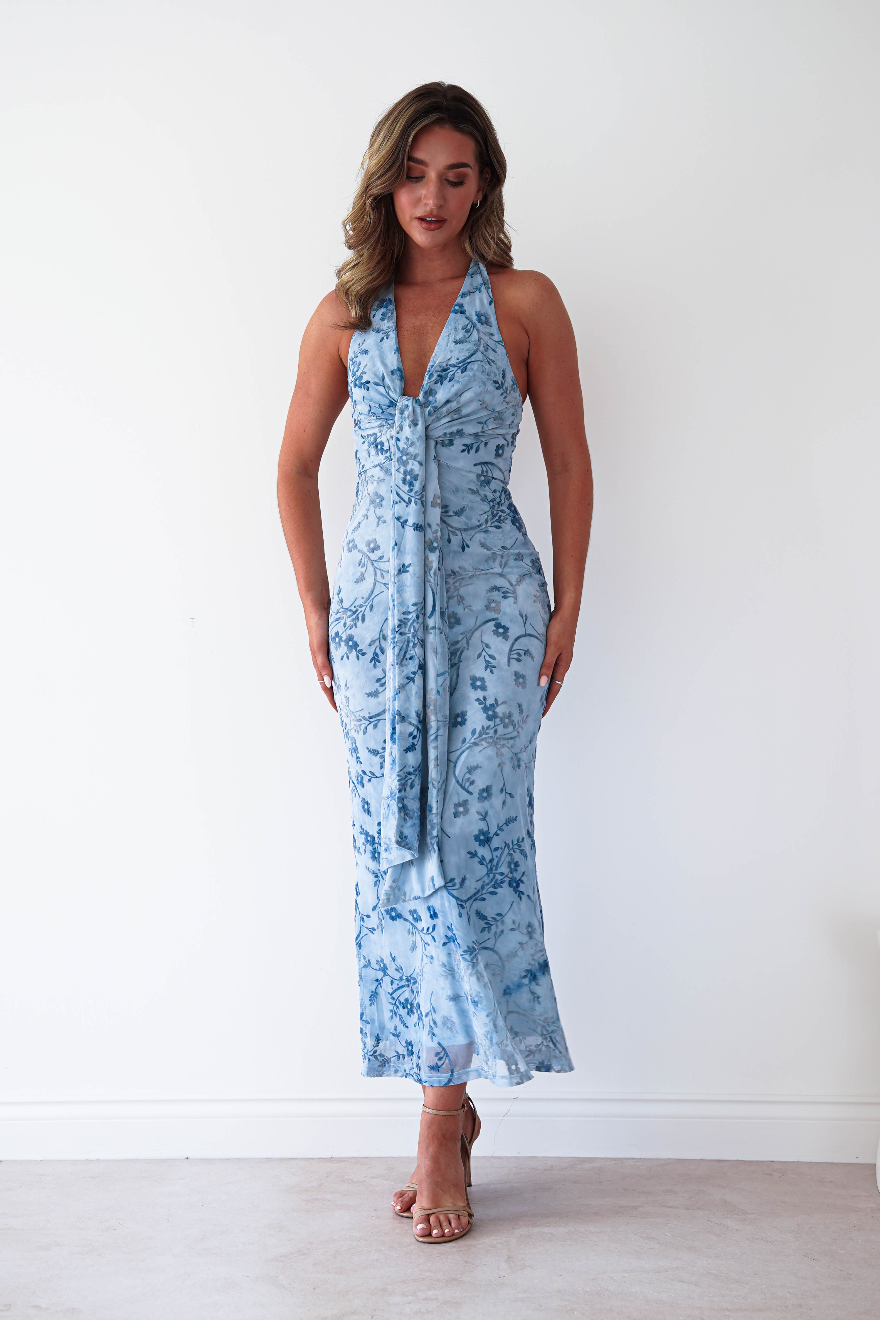 Oh Hello Clothing Women > Clothing > Dresses 1 *DONE CM6570J02 BLUE JAQUARD (LIKE TARA) KAARLO