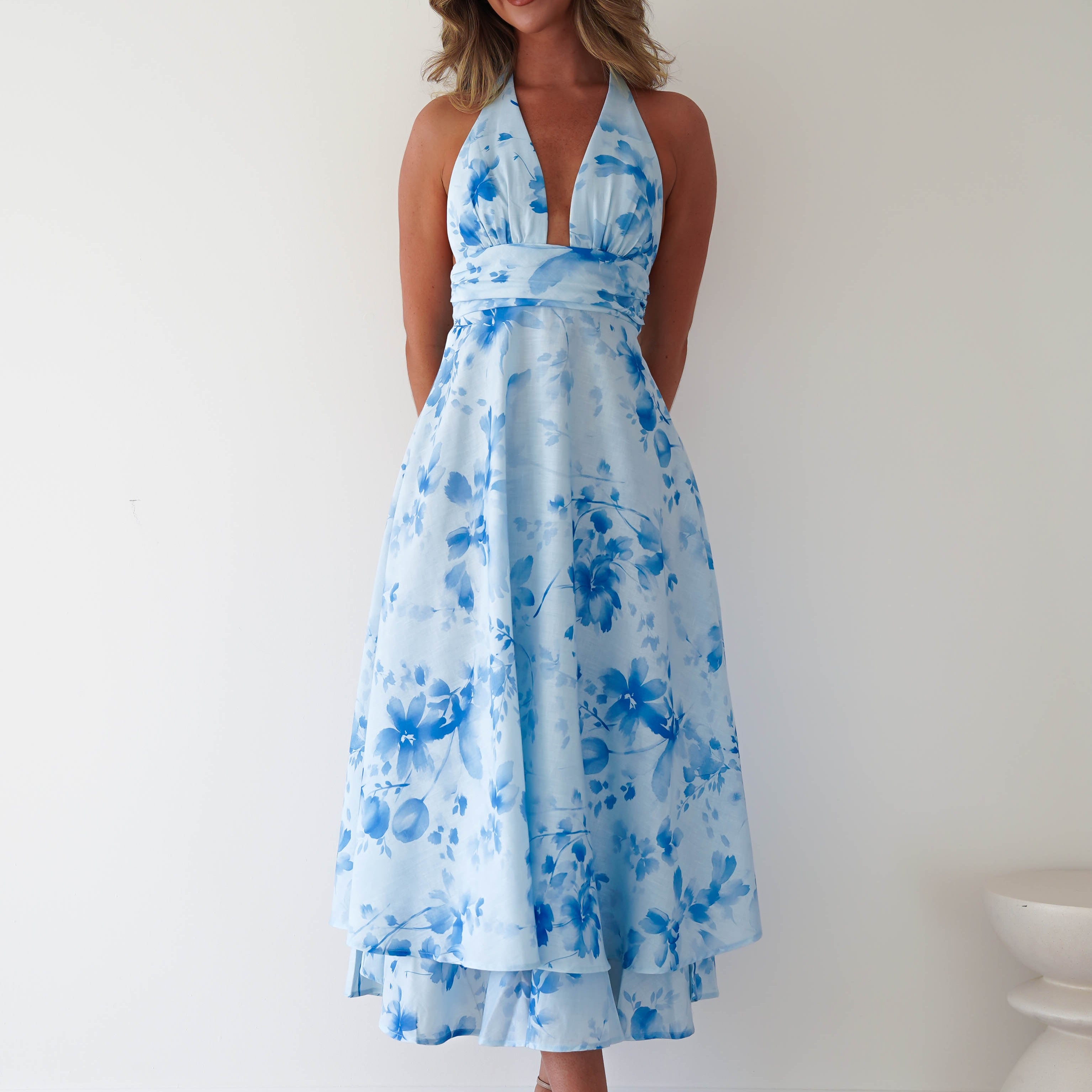 Oh Hello Clothing Women > Clothing > Dresses 1 *DONE - KA0231D05 - MAKAILA BLUE PRINT (CHANGE NAME ?)