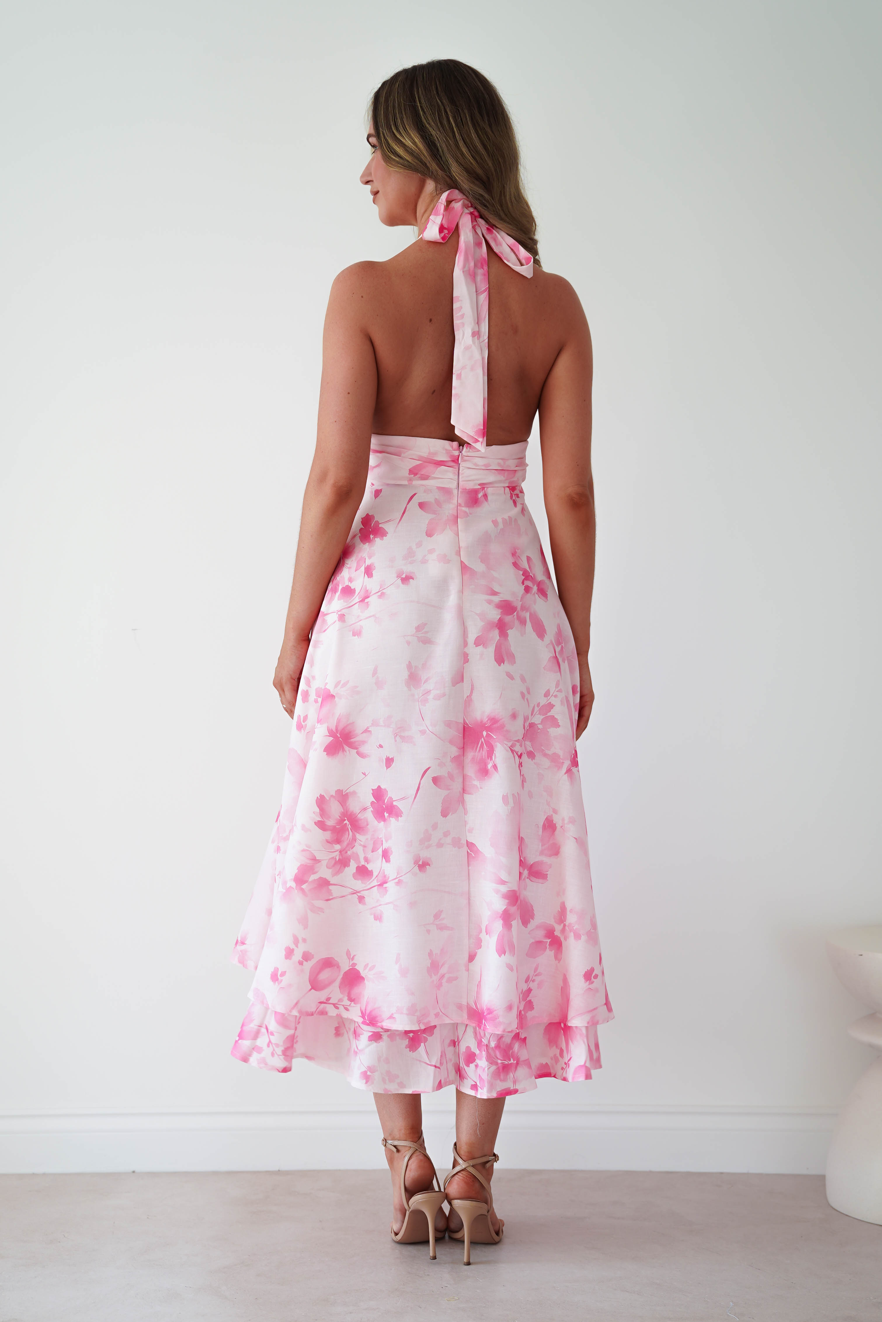 Oh Hello Clothing Women > Clothing > Dresses 1 *DONE - KA0231D05 - MAKAILA PINK PRINT (CHANGE NAME ?)