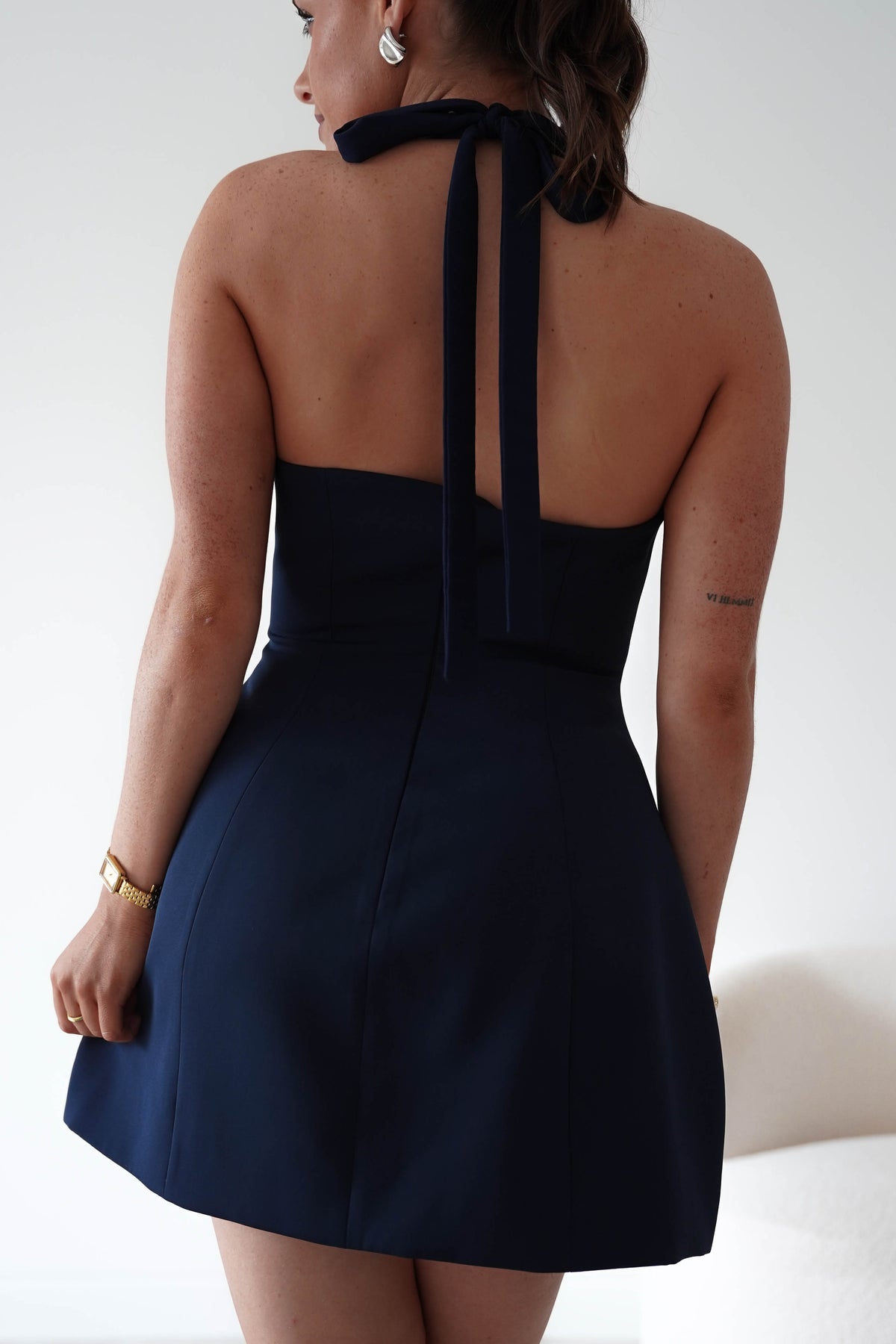 Oh Hello Clothing Women > Clothing > Dresses 1*DONE- Pandora Structured Mini Dress | Navy