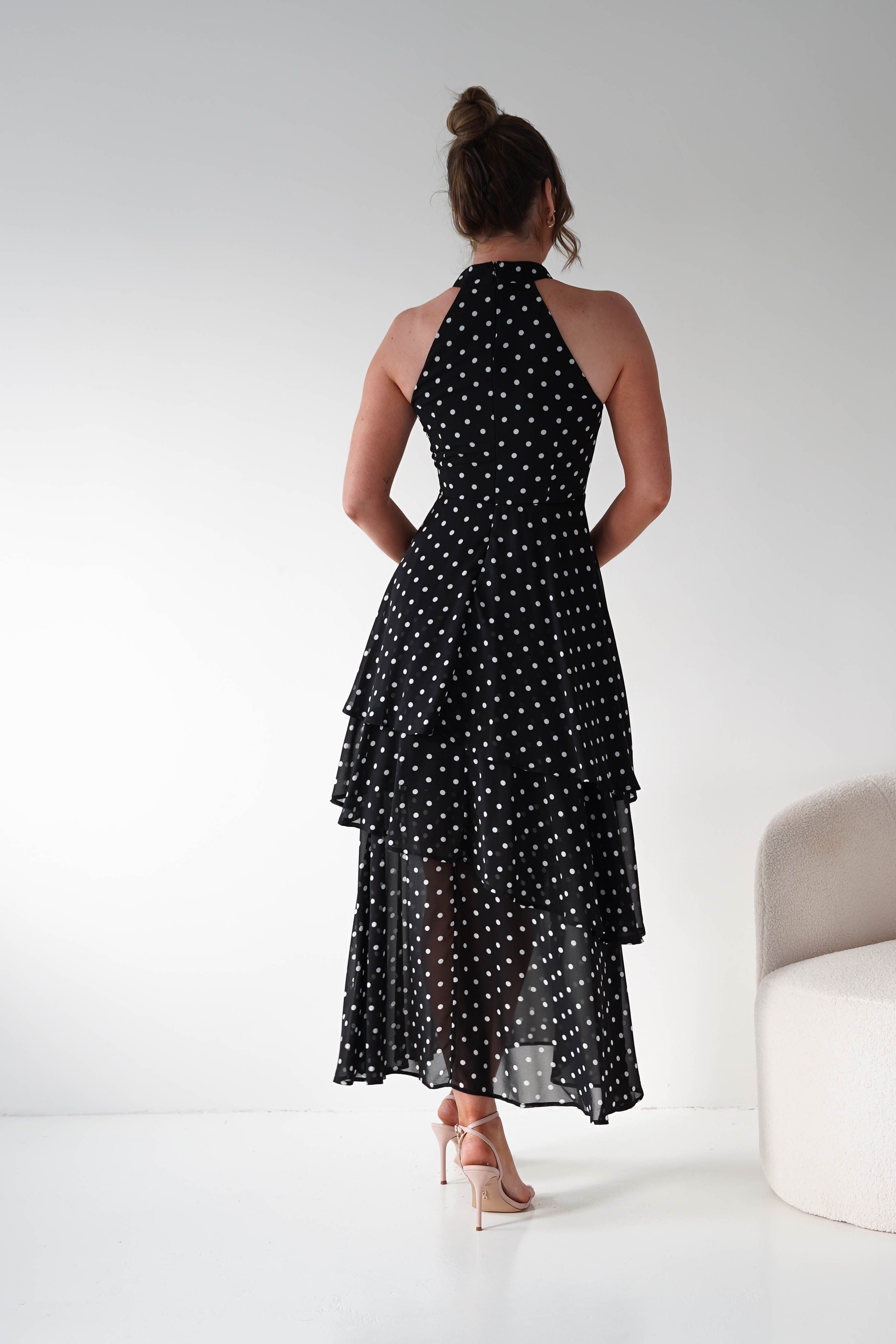 Oh Hello Clothing Women > Clothing > Dresses 1*DONE -POLKA DOT DRESS-SAMPLE