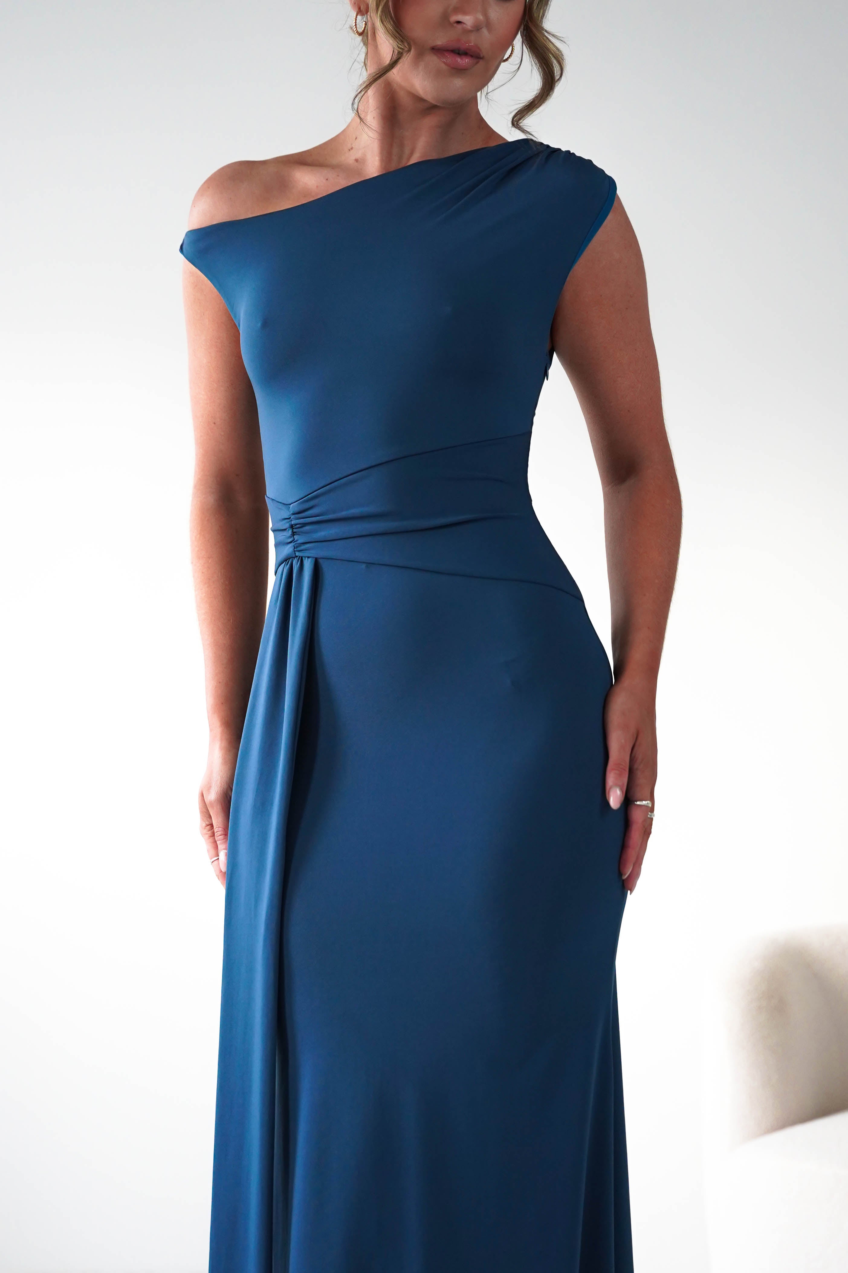 Oh Hello Clothing Dresses 1*DONE - Sleevless midi NAVY dress-OH25027