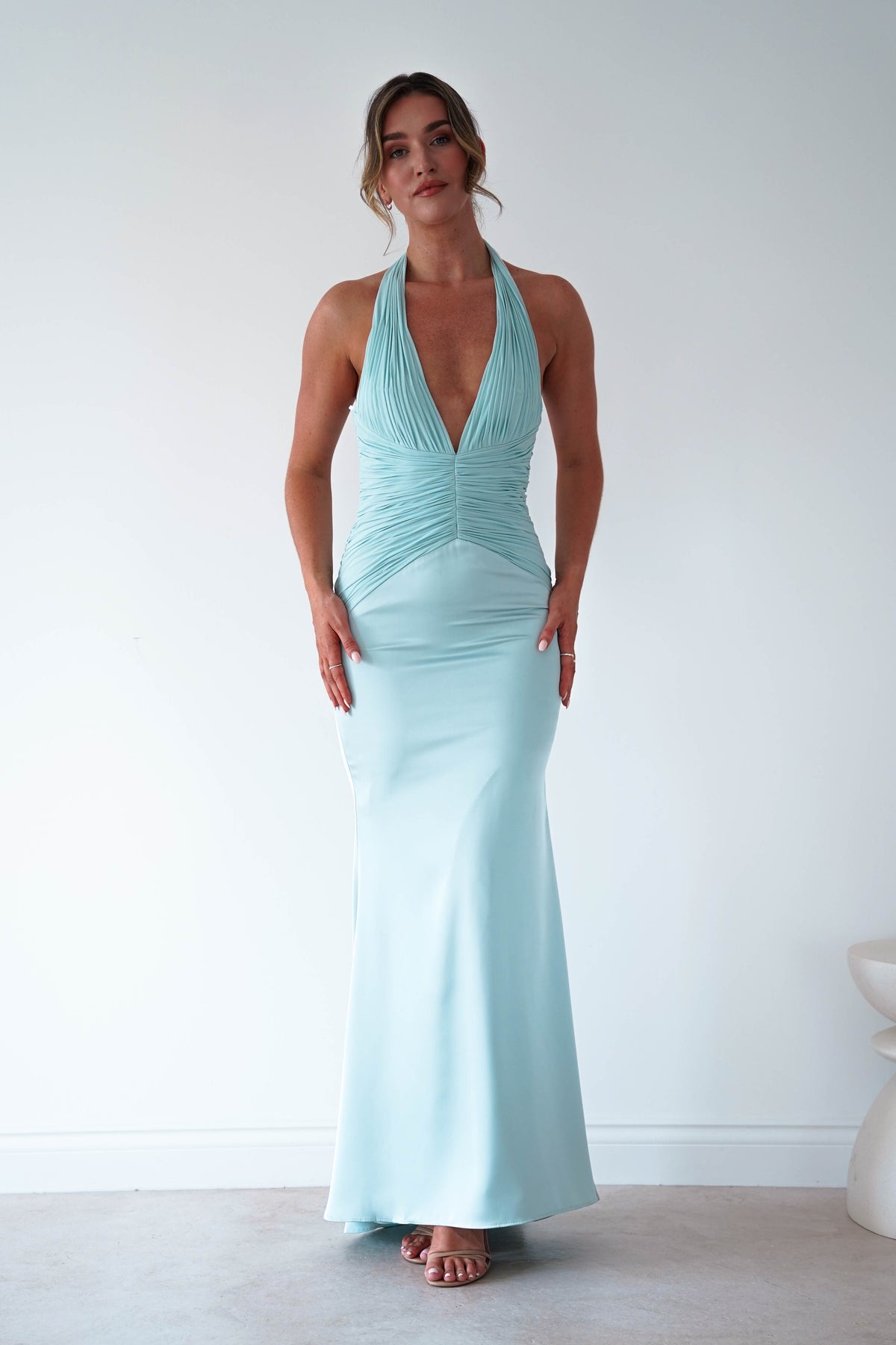 Austin Bodycon Halterneck Maxi Dress | Mint-Oh Hello Clothing