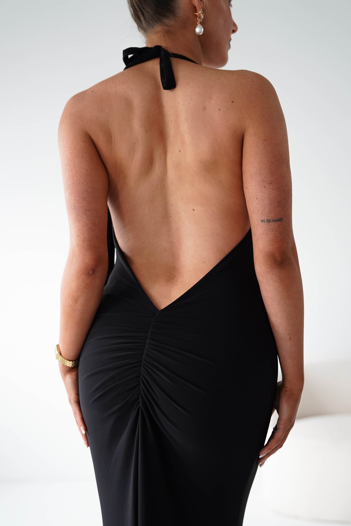 Maia Multi-Way Bodycon Maxi Dress | Black-Oh Hello Clothing