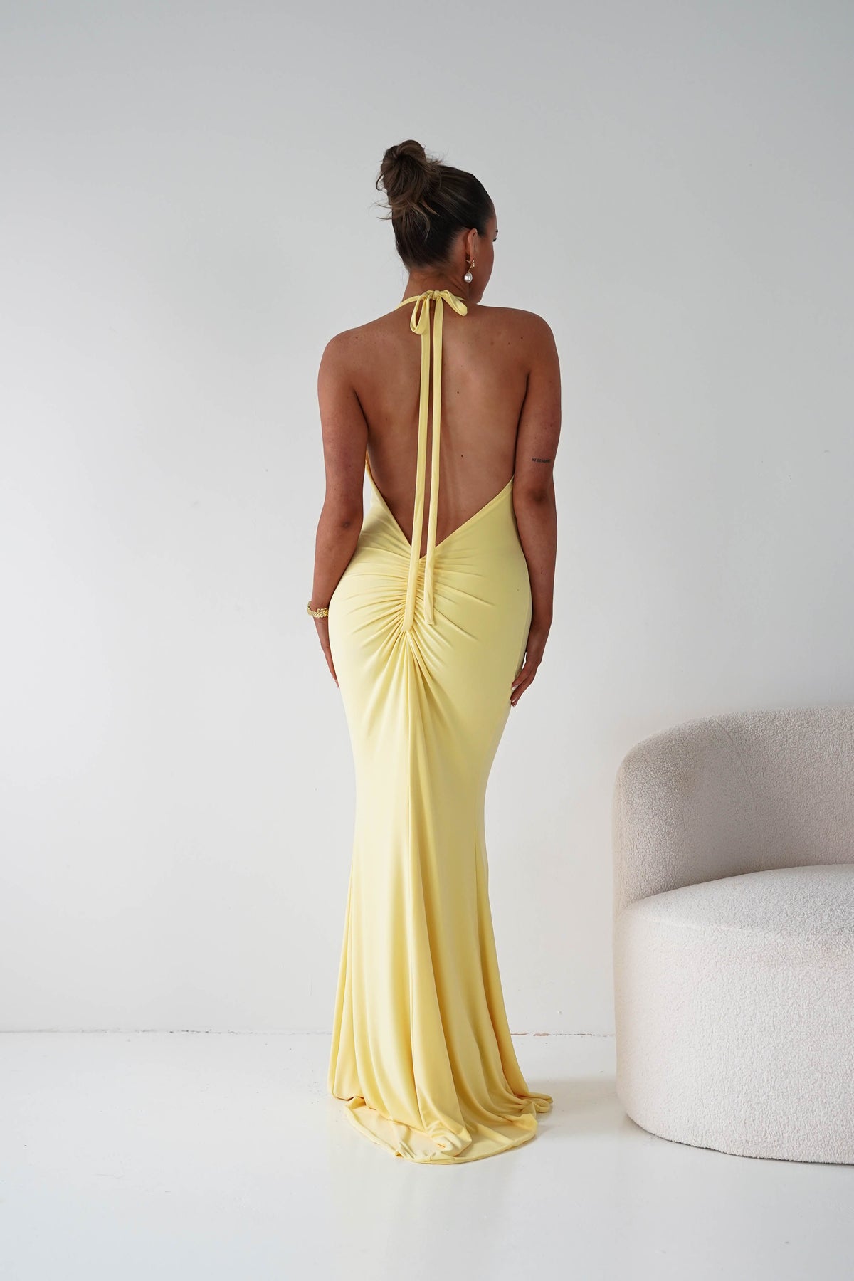Maia Multi-Way Bodycon Maxi Dress | Yellow-Oh Hello Clothing
