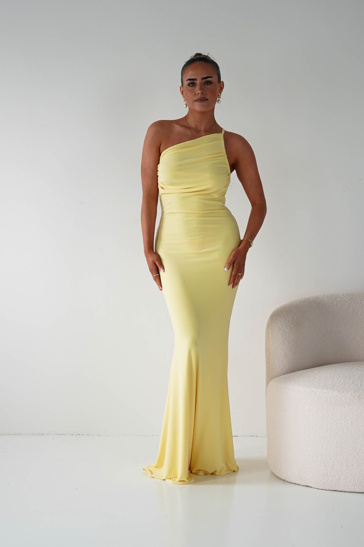 Maia Multi-Way Bodycon Maxi Dress | Yellow-Oh Hello Clothing