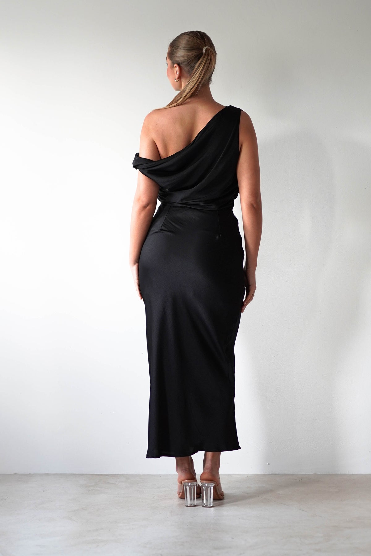 Odelle Soft Off The Shoulder Maxi | Black-Oh Hello Clothing