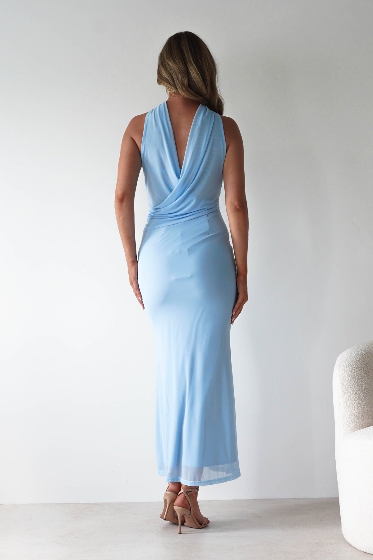 Ravello Strapless Maxi Dress | Blue-Oh Hello Clothing