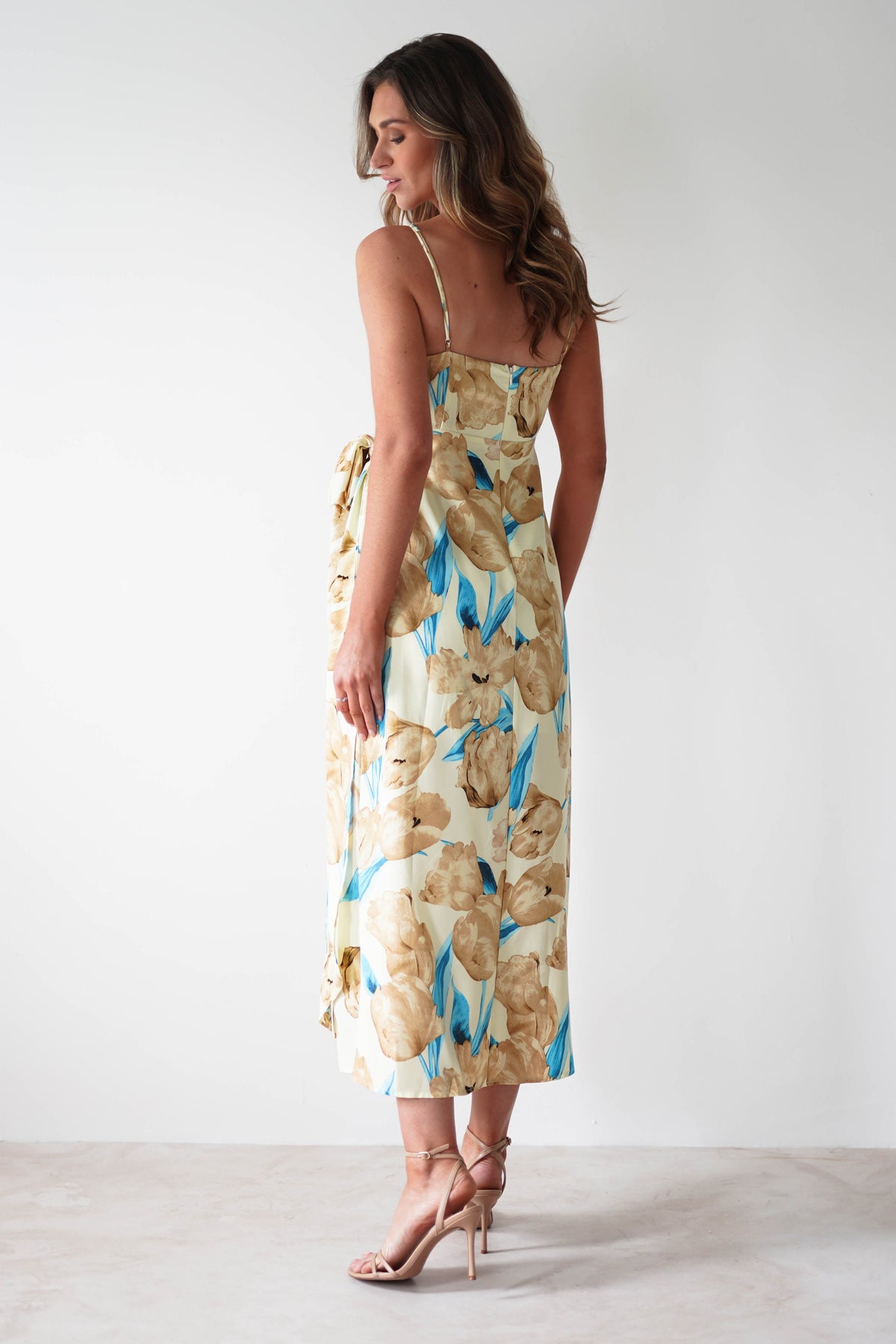 Sarah Floral Print Midaxi Wrap Dress | Mixed Print-Oh Hello Clothing