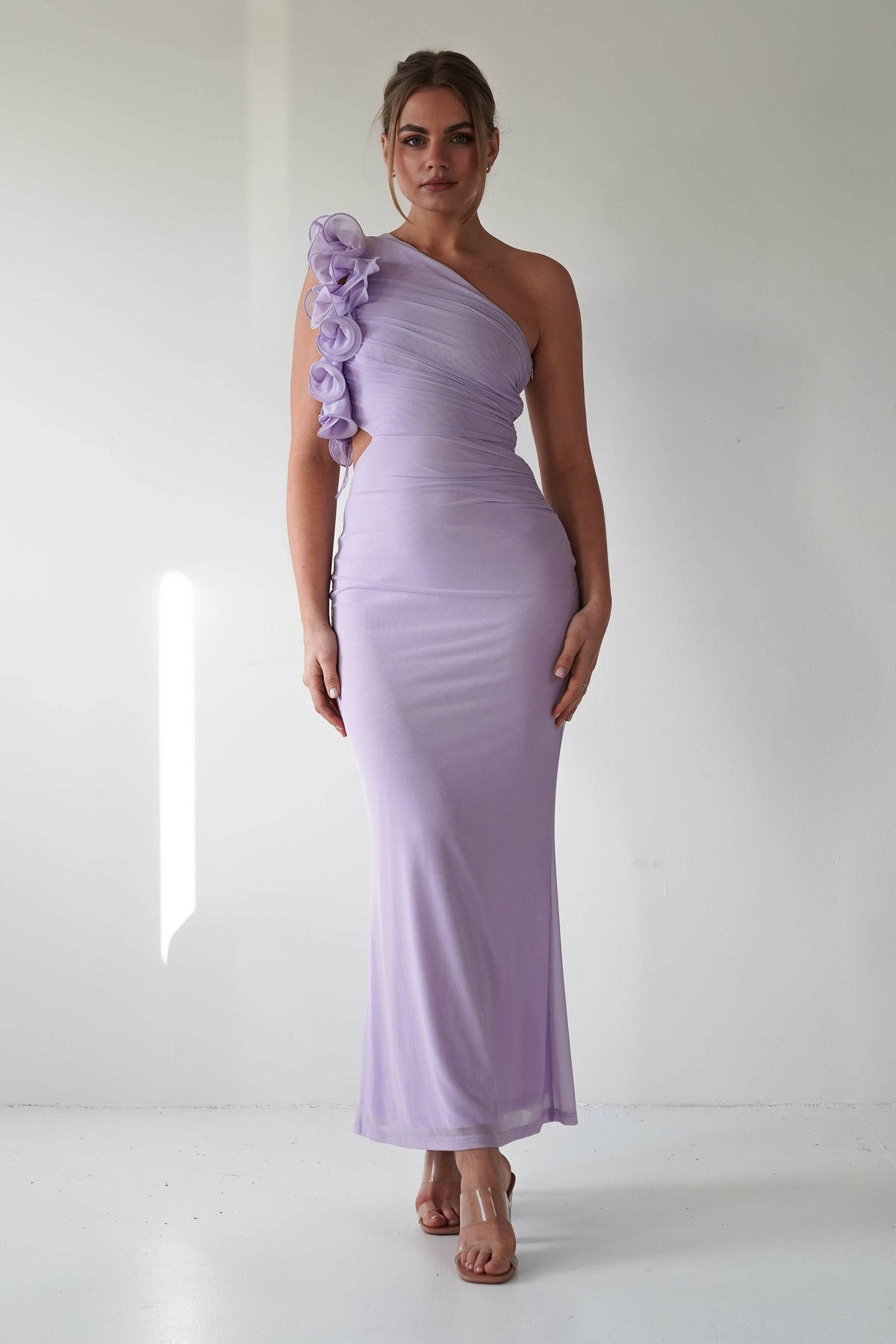 Sydney Bodycon Maxi Dress | Lilac-Oh Hello Clothing