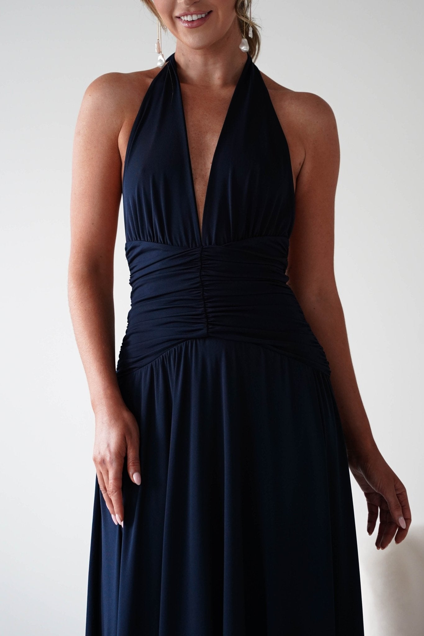 Denise Halternack Maxi Dress | Navy | Wedding Guest Dresses | Oh Hello Clothing