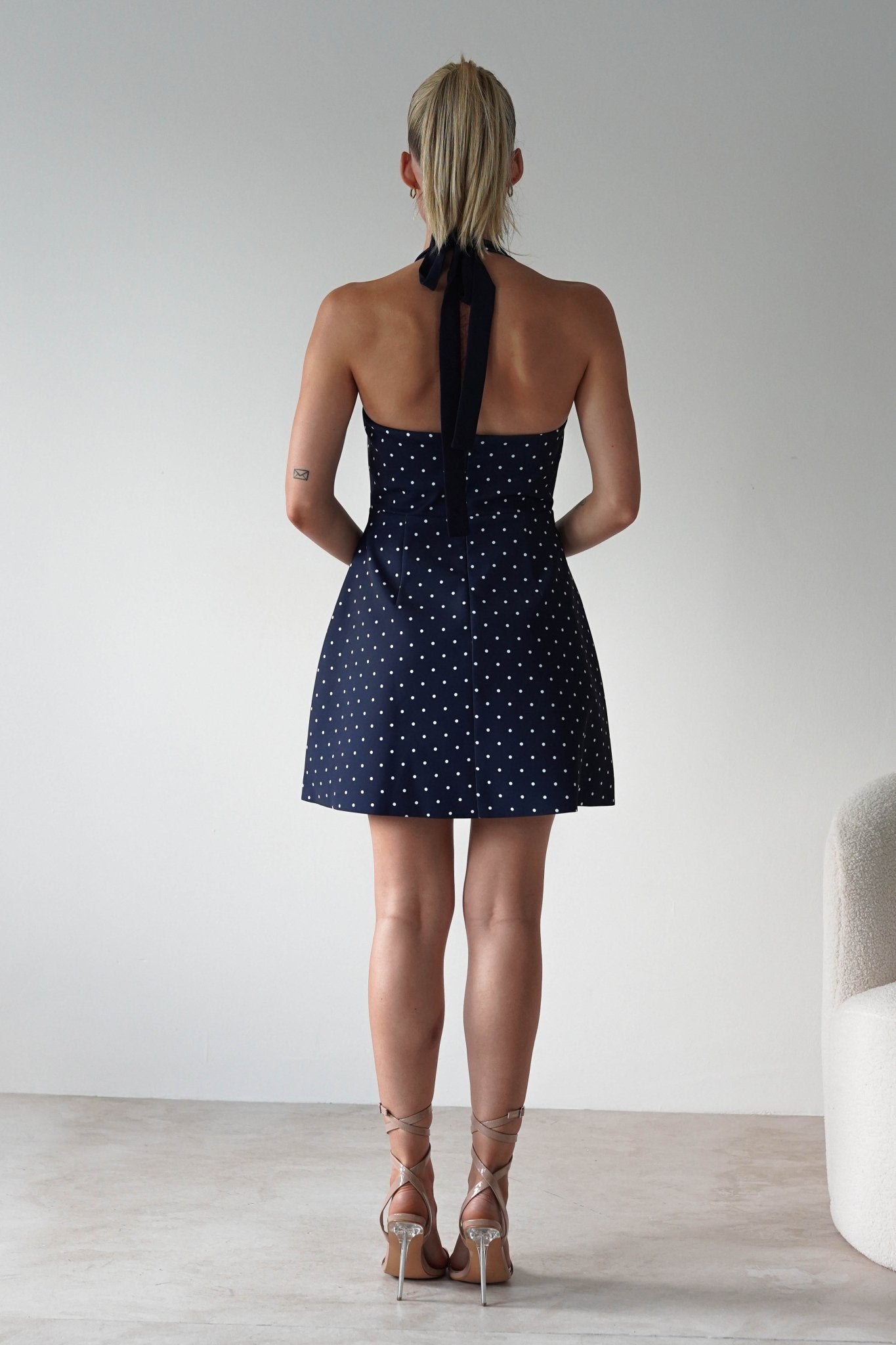 Isobel Navy Polka Dot Dress | Oh Hello Clothing | Oh Hello Clothing