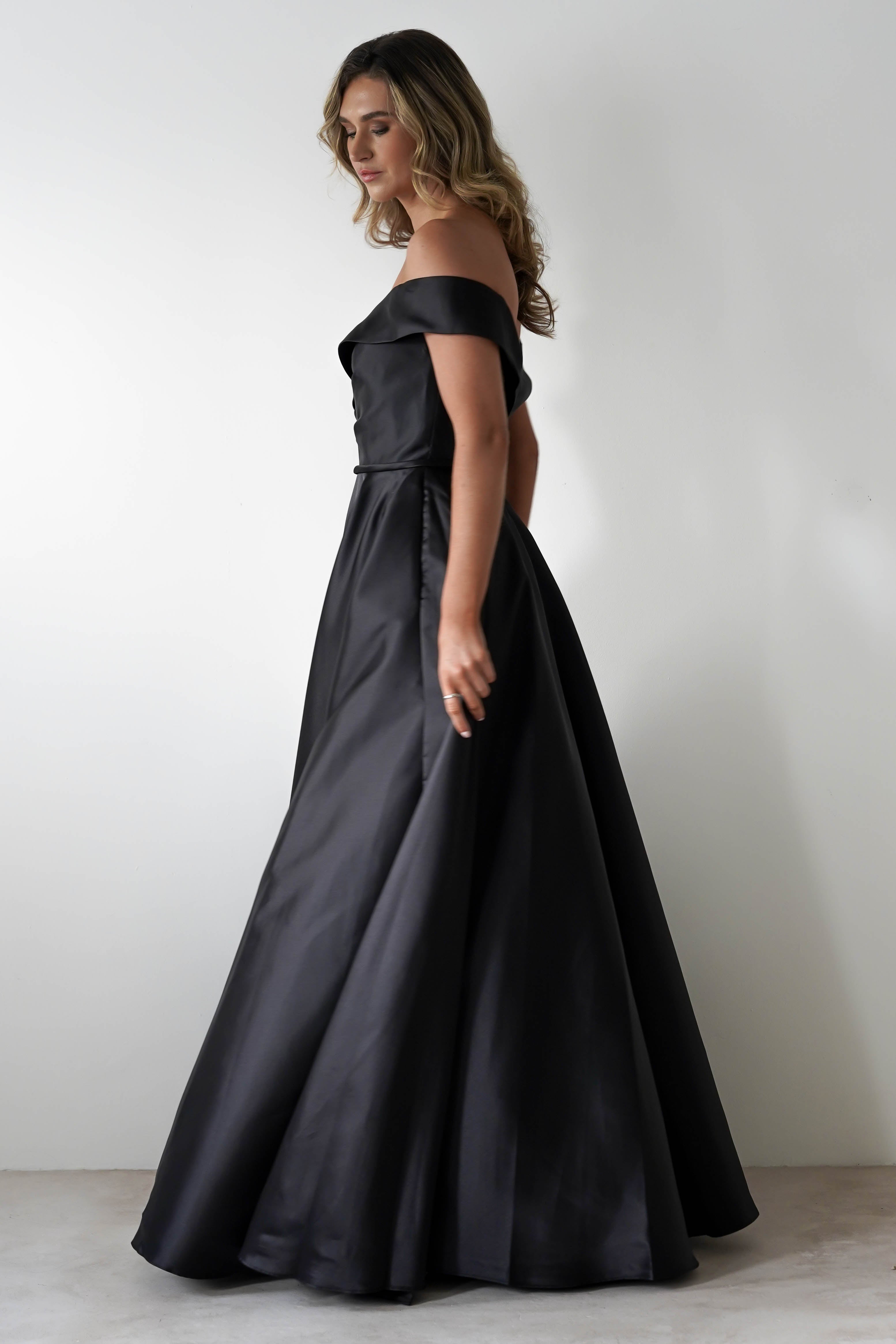 F&P On Sale Katniss Off The Shoulder Gown | Black