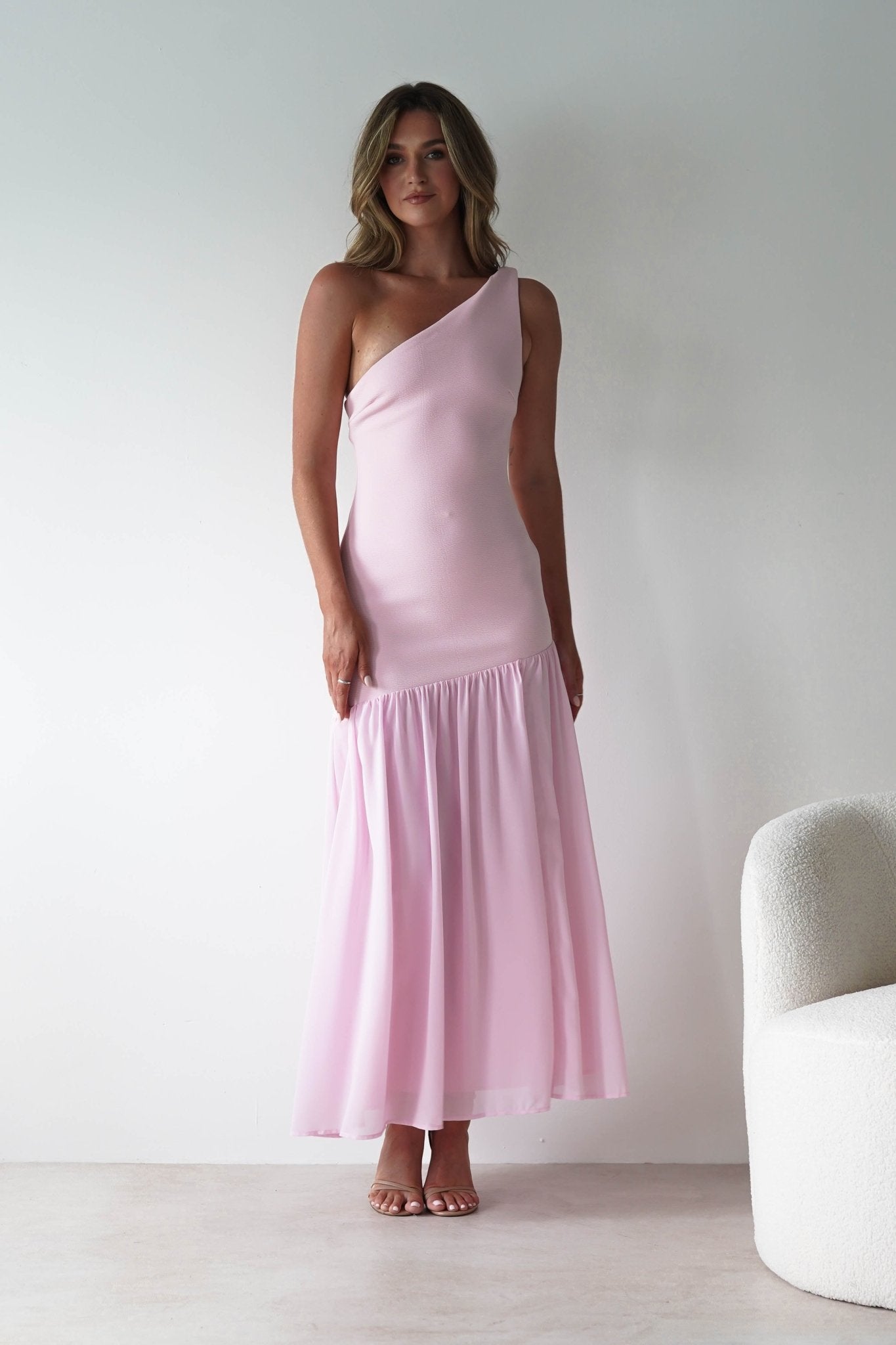 Larson Bodycon Maxi Dress Pink | Wedding Guest Dress | Bodycon | Maxi | Oh Hello Clothing