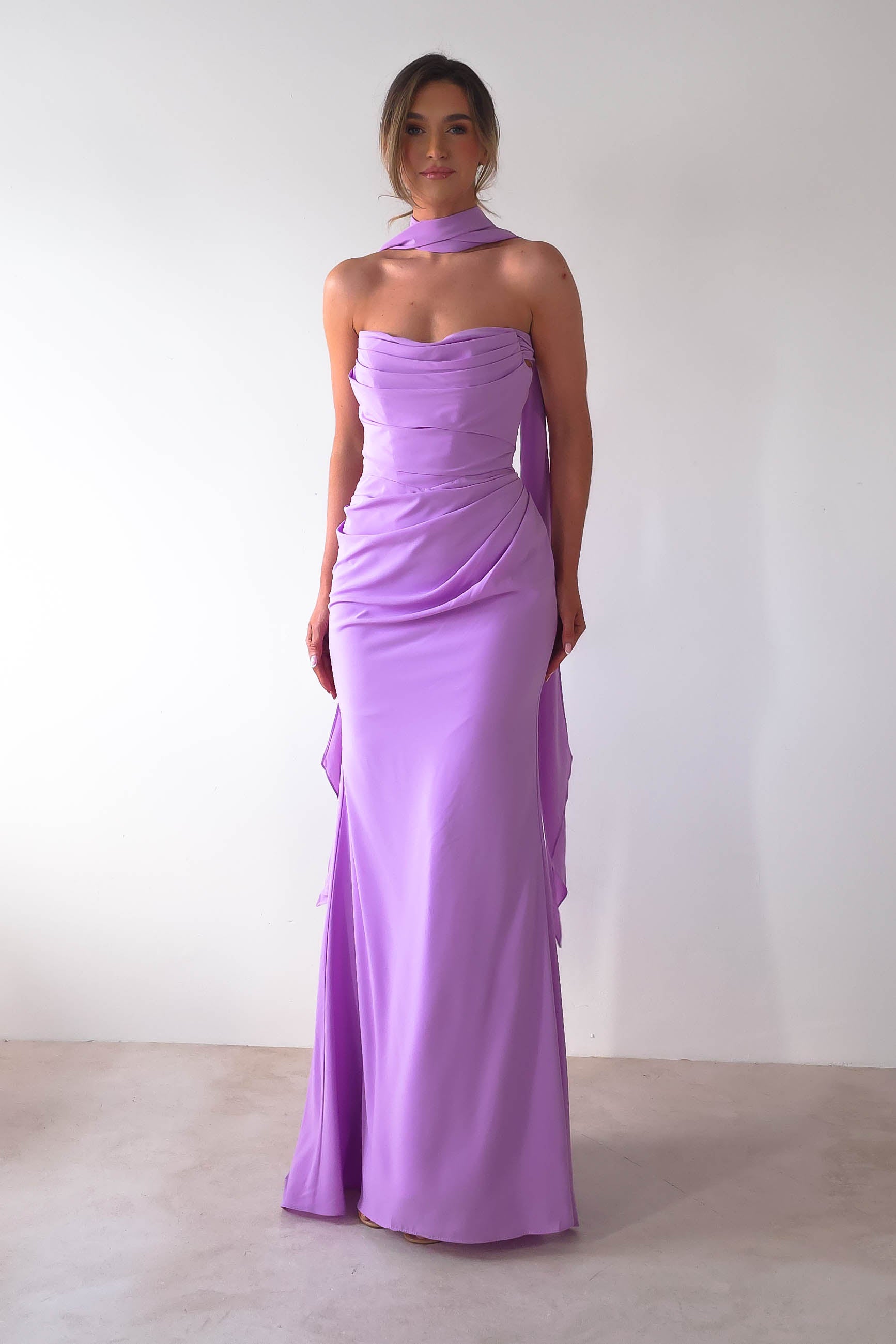 Lisa Multiway Chiffon Gown | Lilac | Debs & Prom | Formal Gown | Oh Hello Clothing