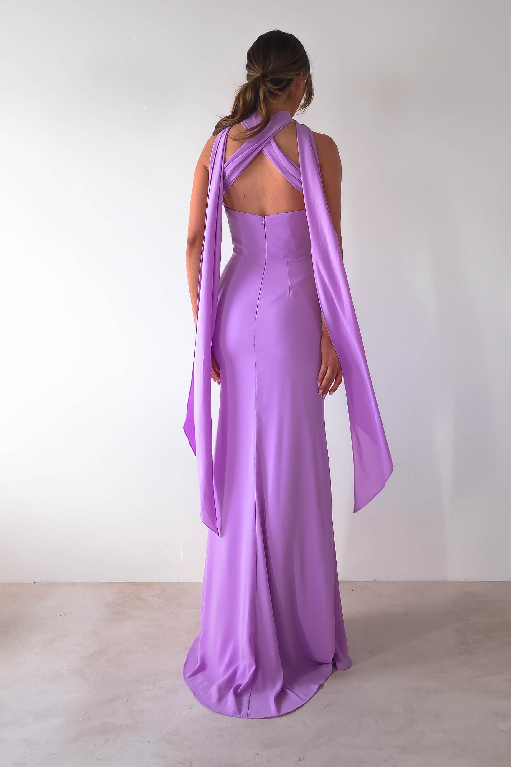 Lisa Multiway Chiffon Gown | Lilac | Debs & Prom | Formal Gown | Oh Hello Clothing