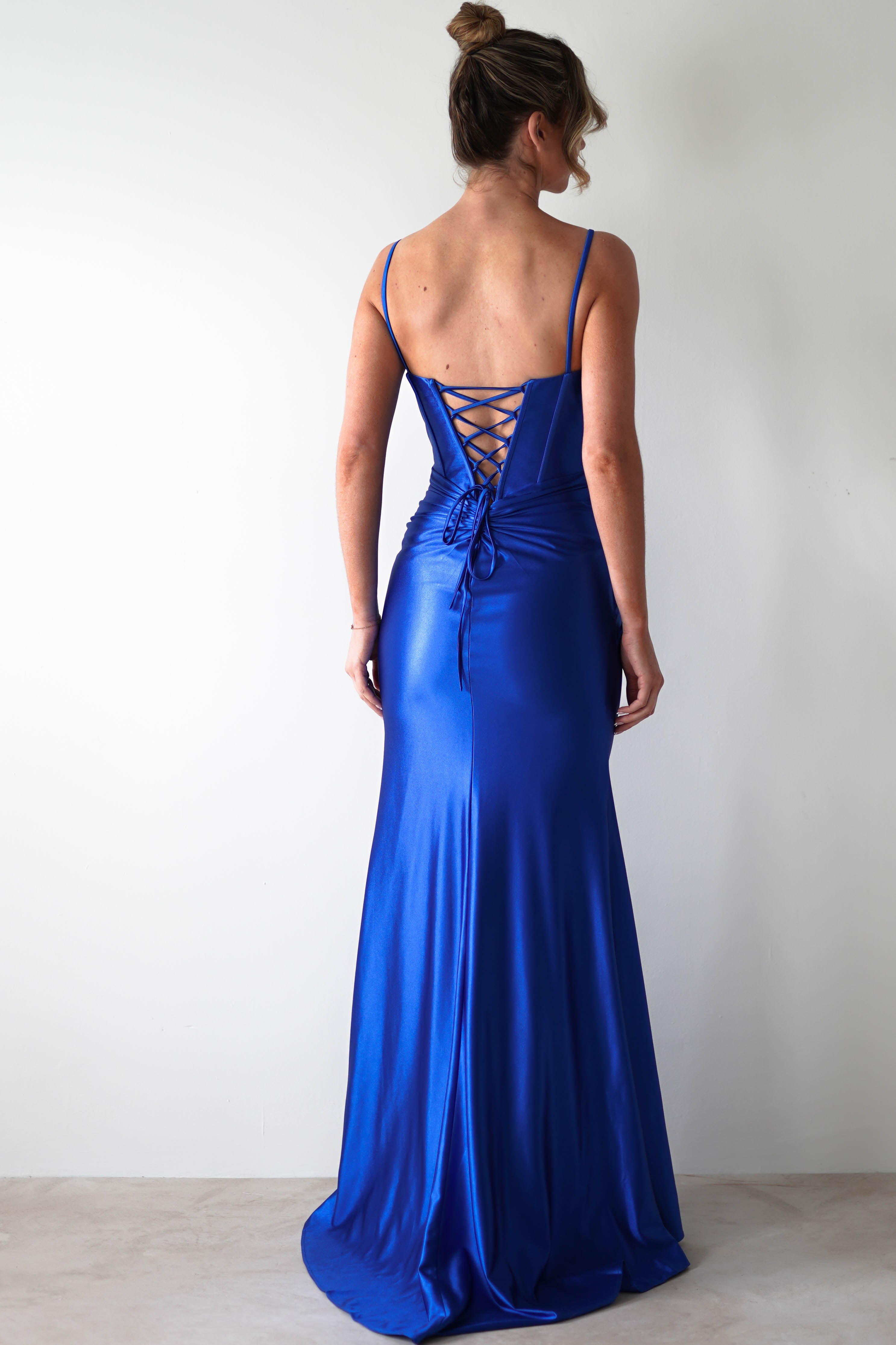 Meaghan Bodycon Gown | Royal Blue | Debs & Prom | Formal Gown | Oh Hello Clothing