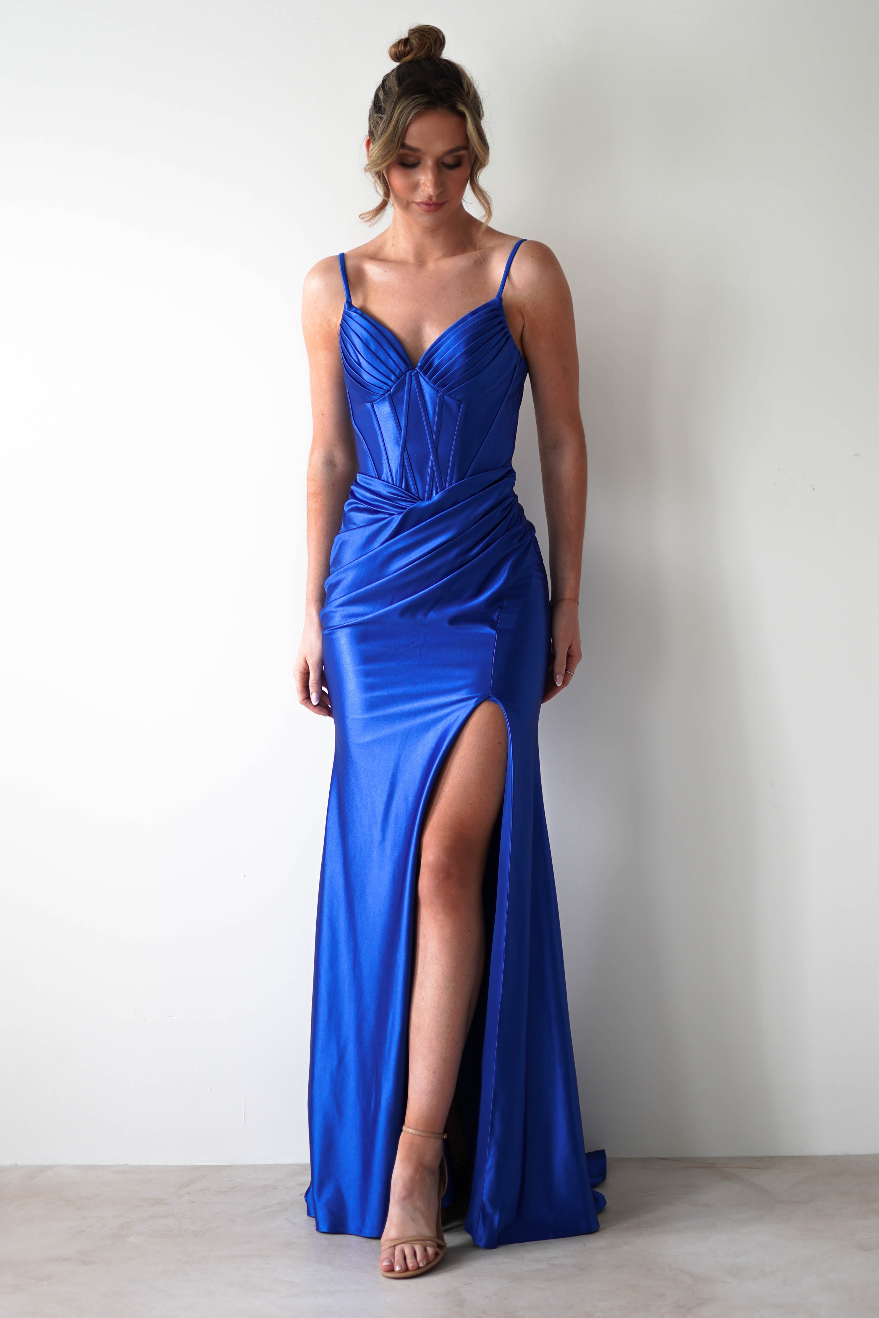 Meaghan Bodycon Gown | Royal Blue | Debs & Prom | Formal Gown | Oh Hello Clothing
