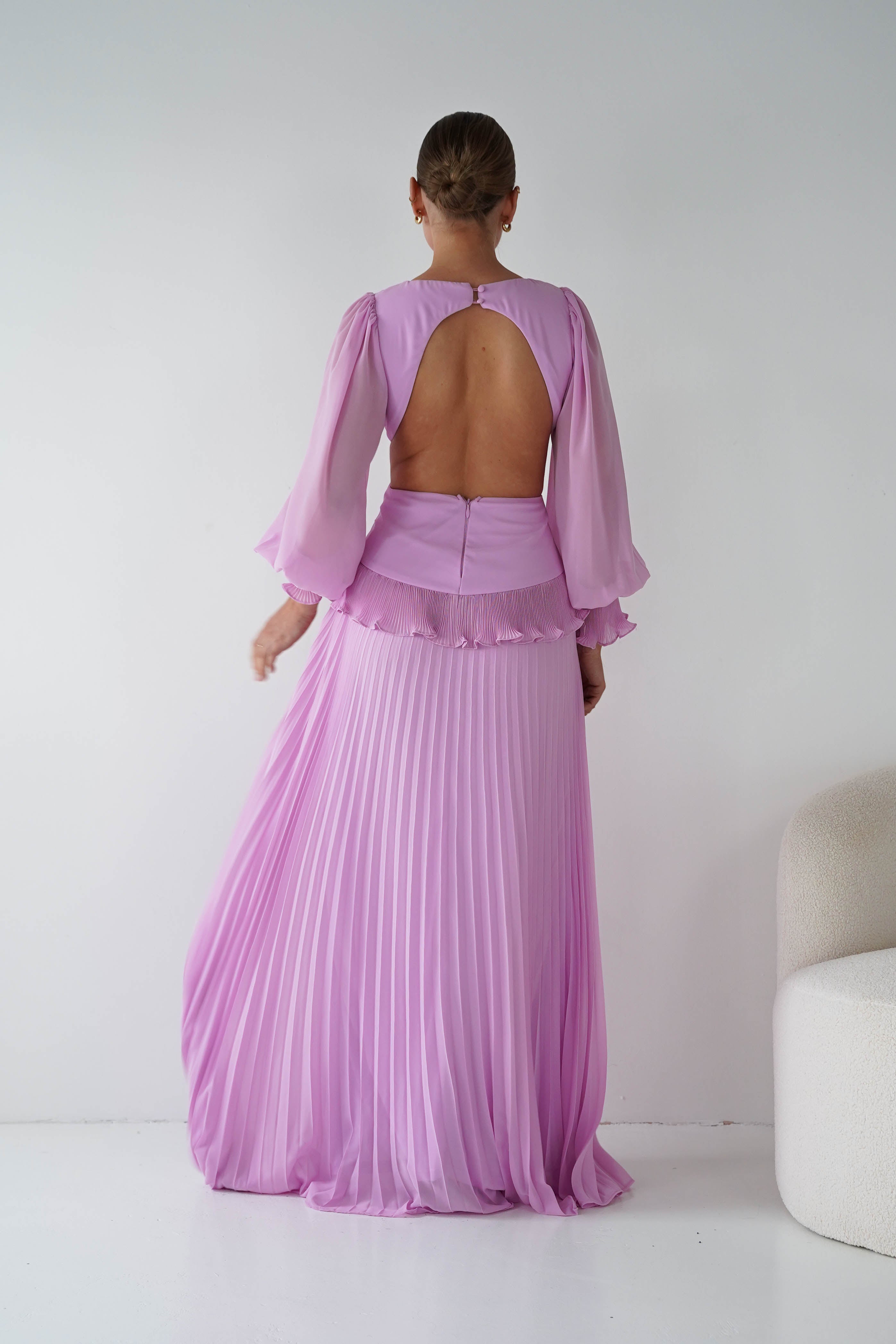 Oh Hello Clothing Women > Clothing > Dresses Middleton Pleated Maxi Dress | Pink