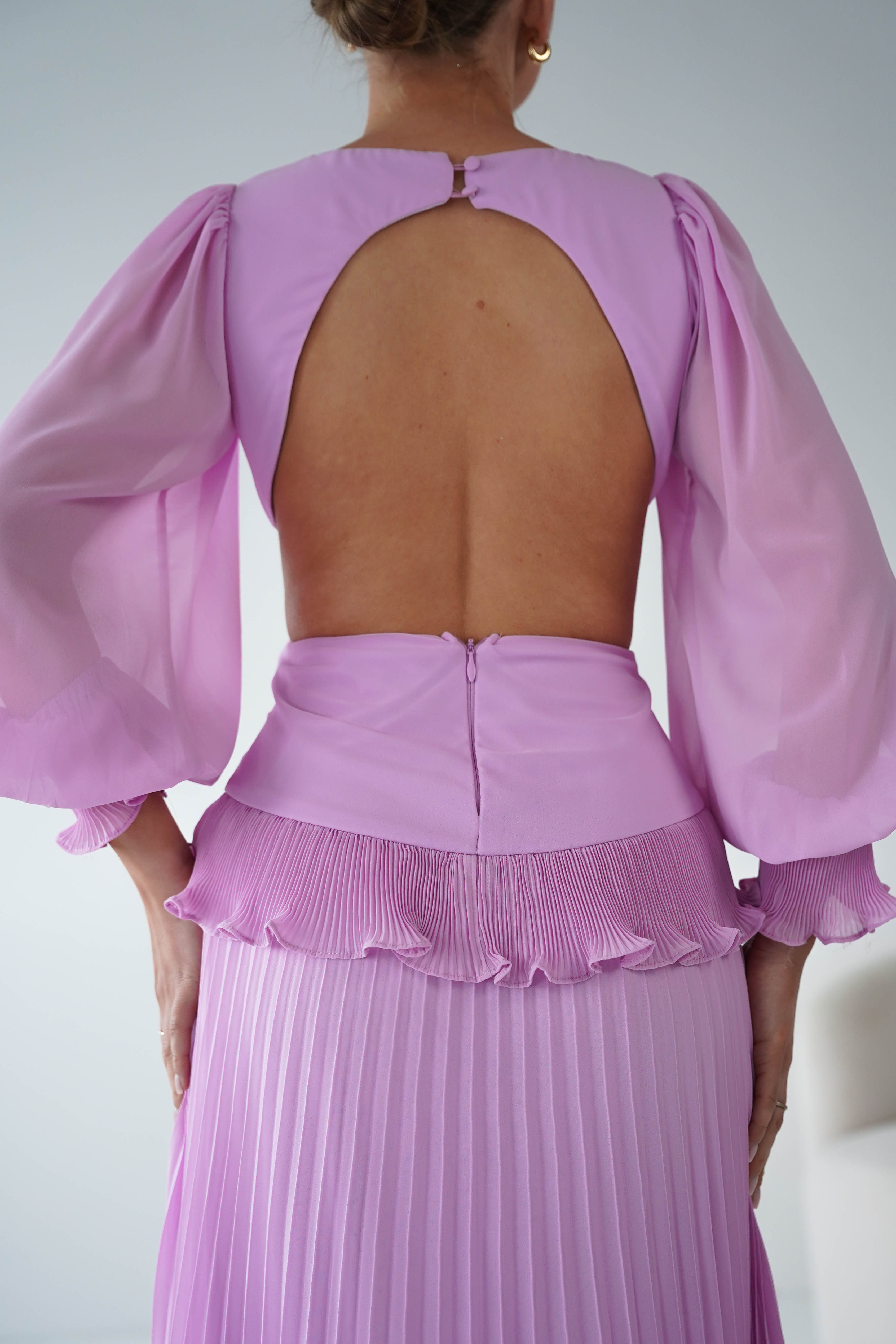 Oh Hello Clothing Women > Clothing > Dresses Middleton Pleated Maxi Dress | Pink