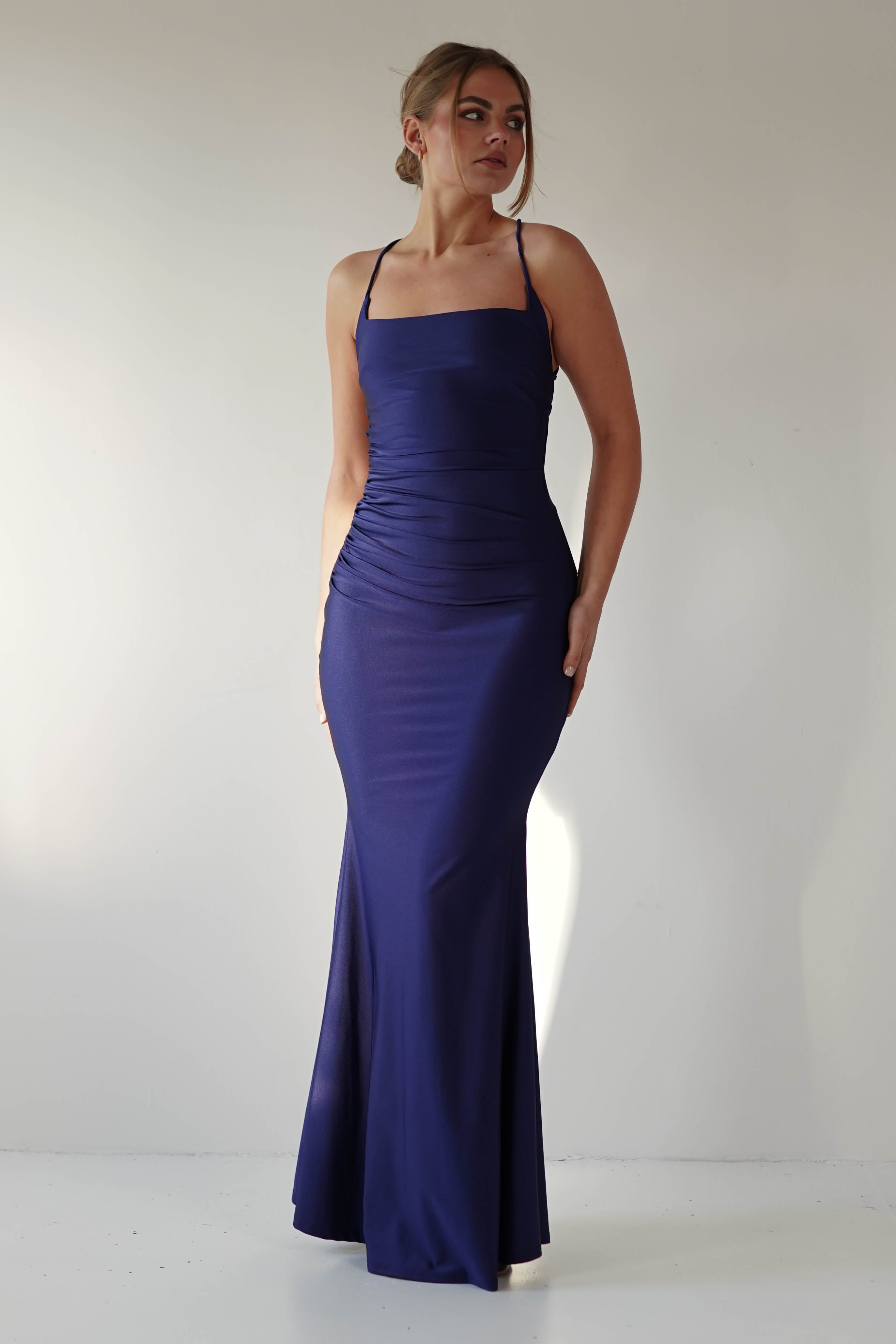 Monette Bodycon Maxi Gown | Navy | Debs & Prom | Formal Gown | Oh Hello Clothing