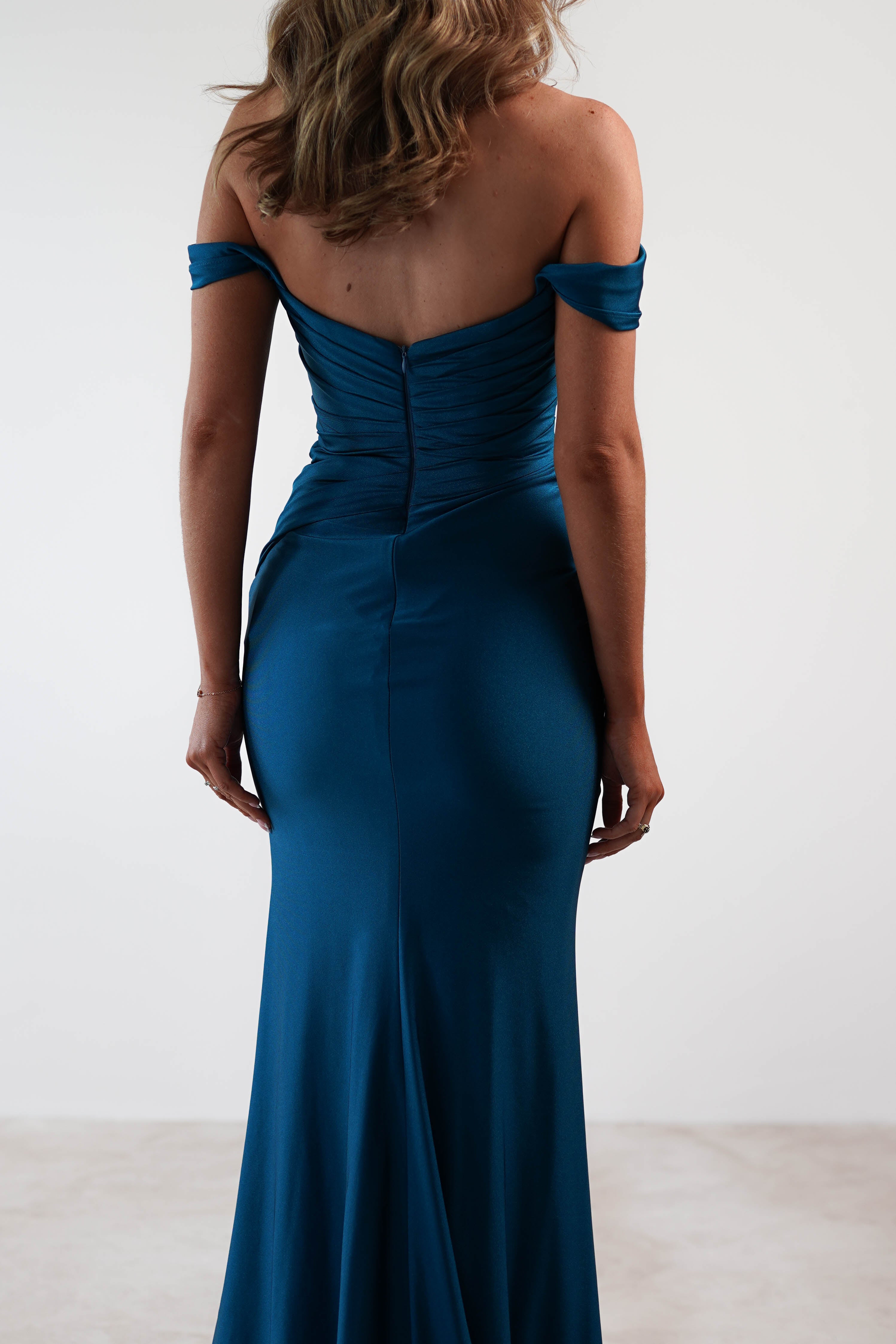 Pepper Bodycon Gown | Teal | Debs & Prom | Formal Gown | Oh Hello Clothing