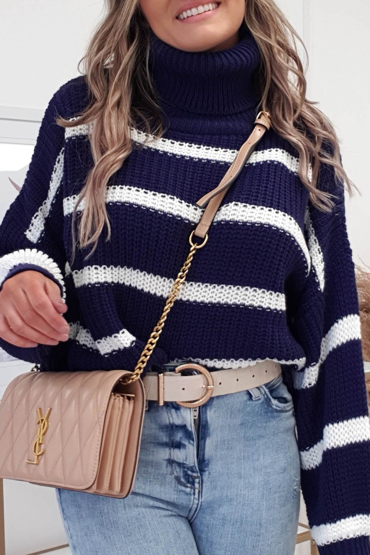 Catalina Striped Jumper | Navy-Oh Hello Clothing