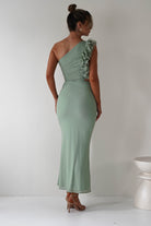Sydney Bodycon Maxi Dress Sage | Wedding Guest Dress | Bodycon | Maxi | Oh Hello Clothing