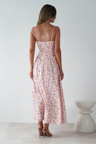 Elodie Floral Print Maxi Dress Cream | Wedding Guest Dress | Maxi | Oh Hello Clothing