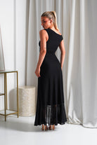 Cellinna Mesh Maxi Dress Black | Wedding Guest Dress | Maxi | Mesh | Oh Hello Clothing
