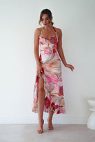 Oh Hello Clothing Women > Clothing > Dresses 1 *DONE- 64586D14 - RED FLORAL MESH - KAARLO
