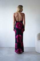 Nakita Mesh Floral Print Maxi Dress Black | Wedding Guest Dress | Maxi | Mesh | Oh Hello Clothing