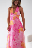 Oh Hello Clothing Women > Clothing > Dresses 1*DONE-64784d13 -pink halter neck dress -sasha
