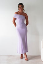 Roxanna Mesh Bodycon Midaxi Dress Lilac | Wedding Guest Dress | Bodycon | Mesh | Oh Hello Clothing