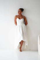 Oh Hello Clothing Women > Clothing > Dresses 1*DONE- 64900D-WHITE Lace Corset Midi Dress (Copy)
