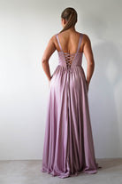 Scarlette Soft Satin Maxi Gown | Mauve | Debs & Prom | Formal Gown | Oh Hello Clothing