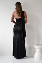 Aletta Soft Satin Maxi Gown | Black | Debs & Prom | Formal Gown | Oh Hello Clothing