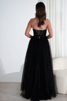 Priscilla Princess Glitter Gown | Black | Debs & Prom | Formal Gown | Oh Hello Clothing
