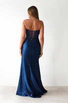 Caspian Embellished Bodycon Gown | Navy | Debs & Prom | Formal Gown | Oh Hello Clothing