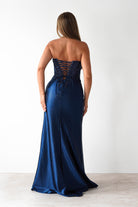 Caspian Embellished Bodycon Gown | Navy | Debs & Prom | Formal Gown | Oh Hello Clothing