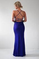 Cataleya Rhinestone Bodycon Gown | Royal Blue | Debs & Prom | Formal Gown | Oh Hello Clothing