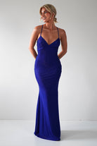 Cataleya Rhinestone Bodycon Gown | Royal Blue | Debs & Prom | Formal Gown | Oh Hello Clothing