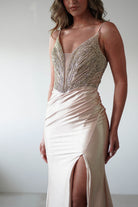 Tiah Glitter Embellished Gown | Gold | Debs & Prom | Formal Gown | Oh Hello Clothing