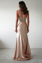 Tiah Glitter Embellished Gown | Gold | Debs & Prom | Formal Gown | Oh Hello Clothing