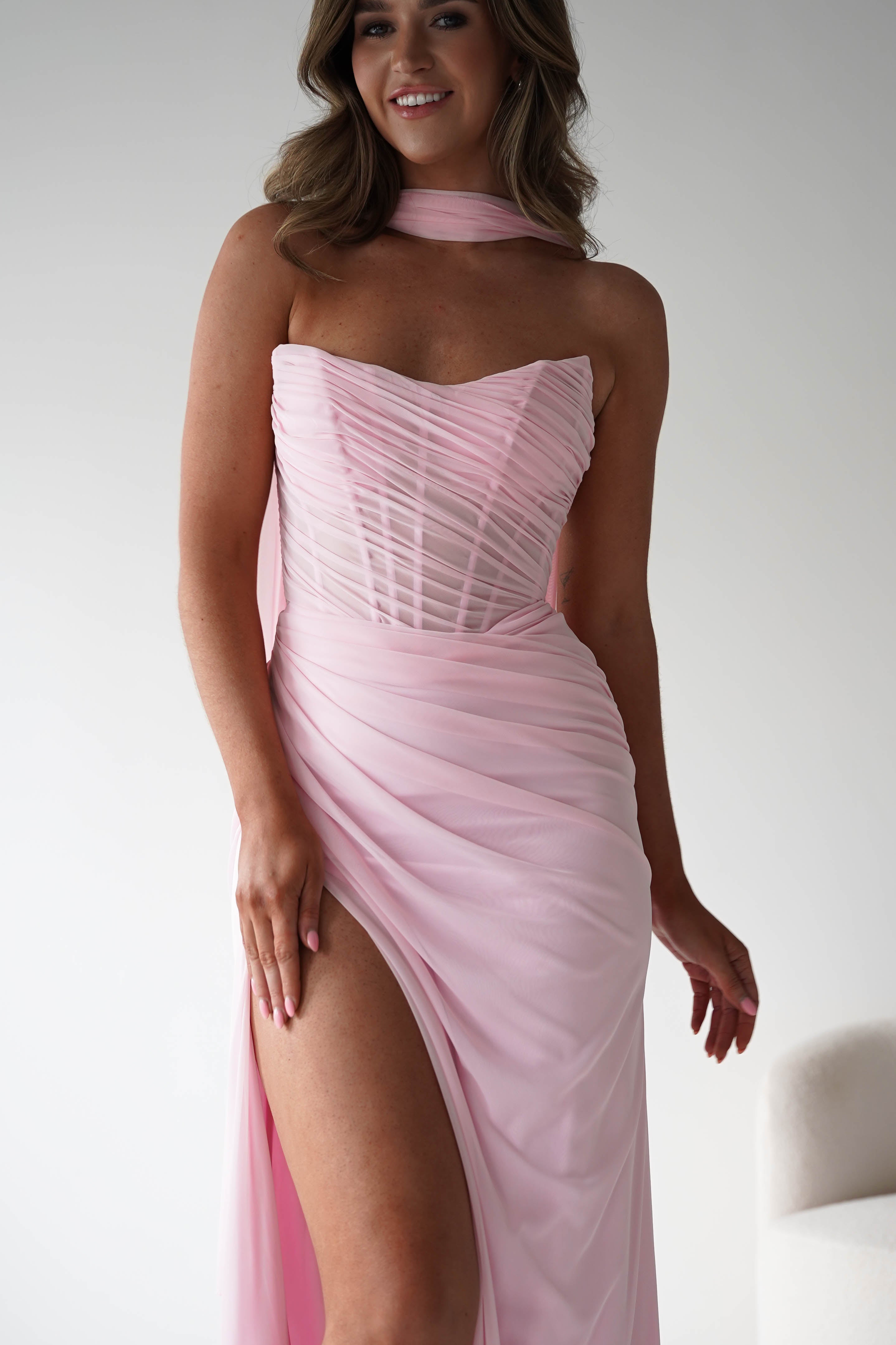 Oh Hello Clothing Women > Clothing > Dresses 1*DONE-CD383- PINK GOWN